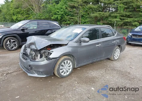 2017 Nissan Sentra Sv из США, поврежденный, VIN 3N1AB7AP7HY276988